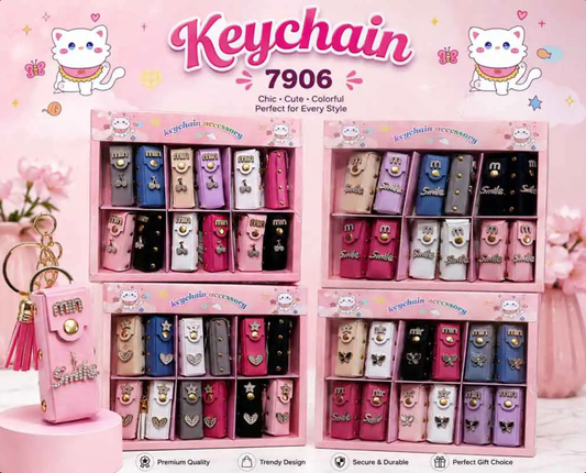 Mini Lipstick Holder Keychain(3 pcs) Net price Rs.85
