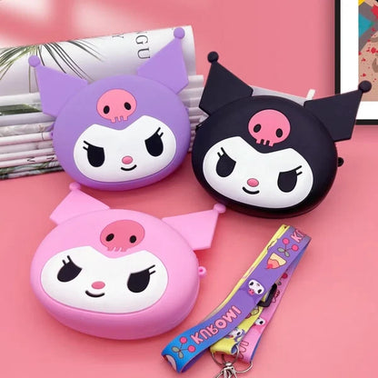Kuromi Silicon Sling Purse(3 pcs) Net Price Rs.150