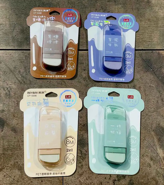 2 in 1 Correction tape plus eraser (4 Pcs) Net Price Rs.40