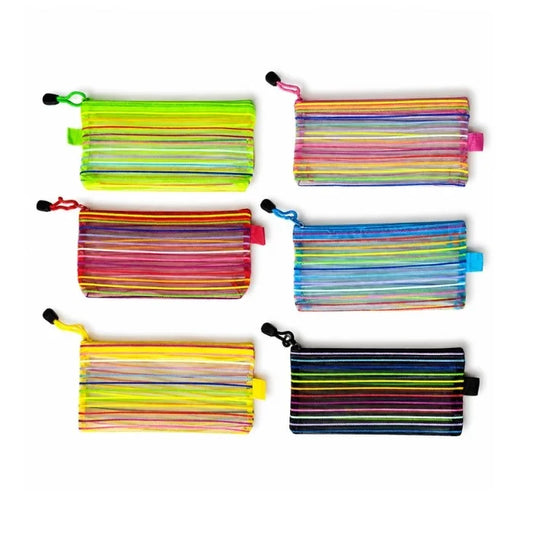 A6 Net Pouch Coloured(12 pcs) Net Price Rs.18