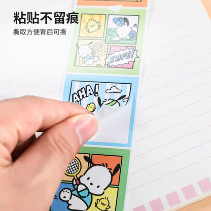 Sanrio double layer notes sticker (4 Pcs) Net Price Rs.35