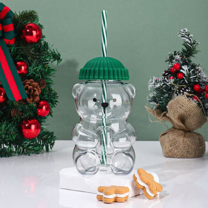 Premium Quality Teddy Bear Glass Sipper (2 Pcs) Net Price Rs.195