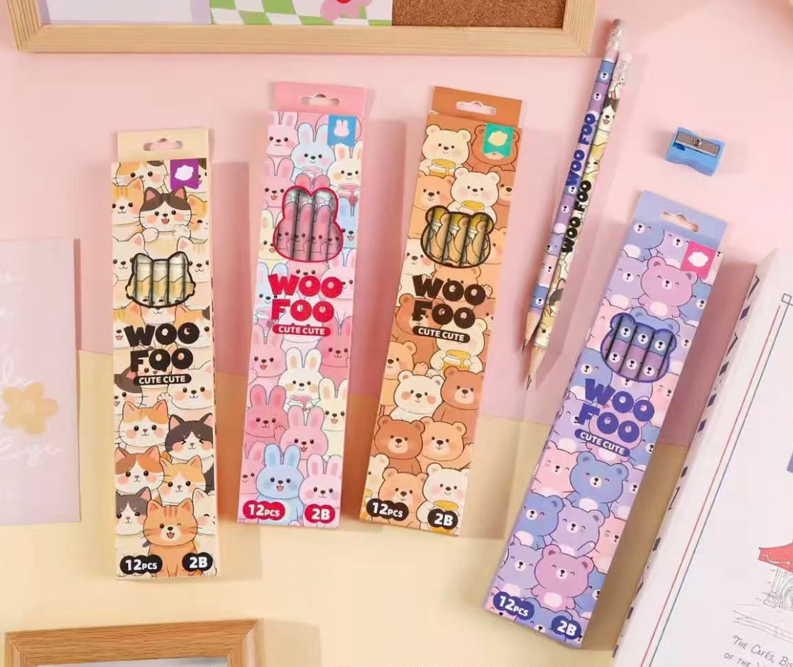 Woo Foo Pencil Set (3 Packs) Net Price Rs.65