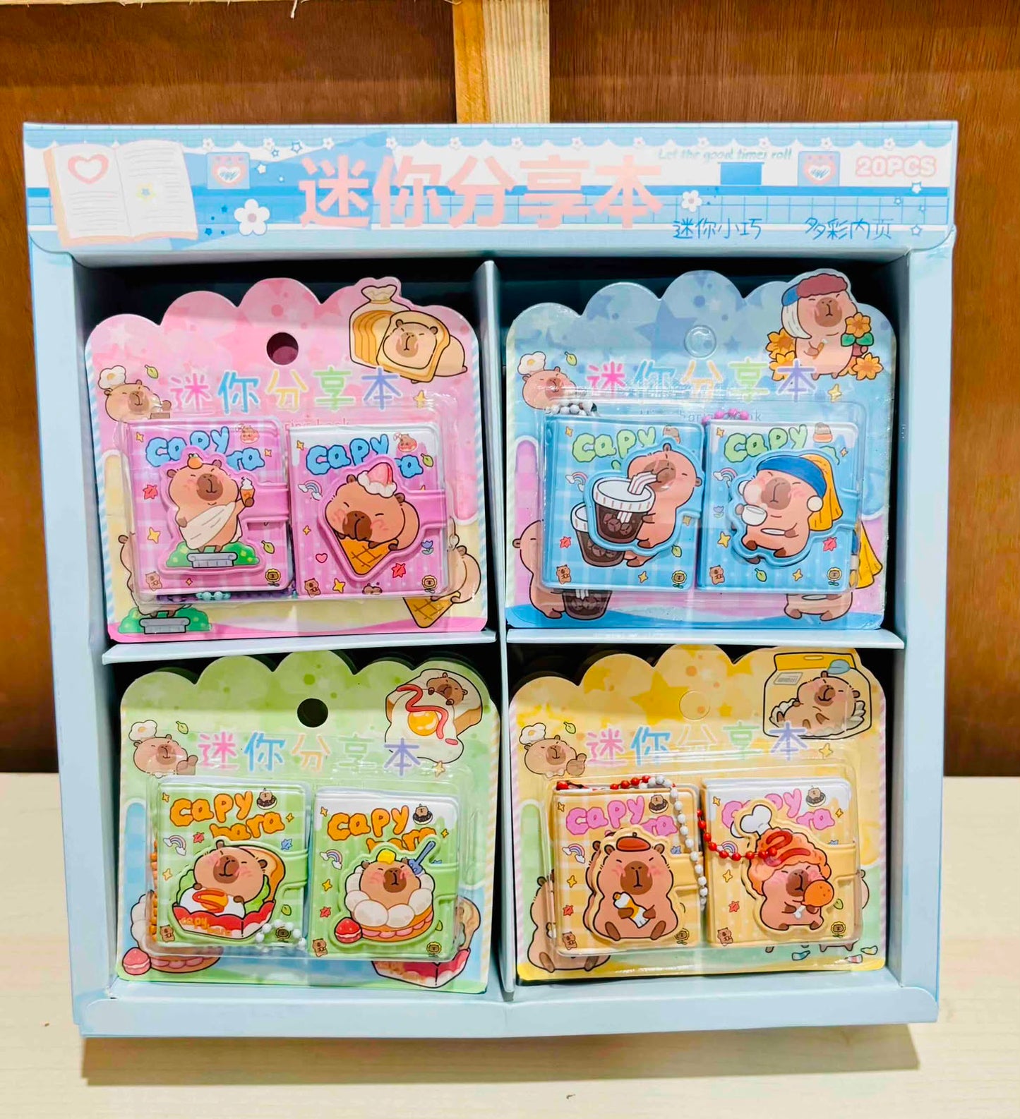 Capybara Mini Diary-2Pcs Set (4 Pack) Net Price Rs.45