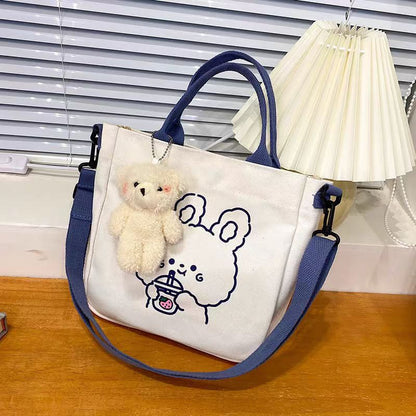 Korean Canvas Bag (2 Pcs) Net Price Rs.235