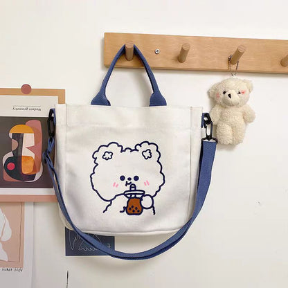 Korean Canvas Bag (2 Pcs) Net Price Rs.235