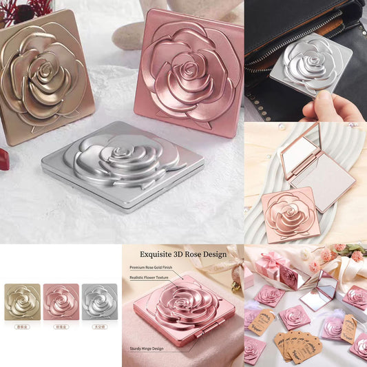 Rose Pocket Mirror (MOQ 4) Net Price Rs.85