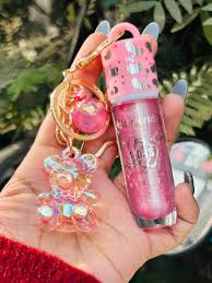 Kawaii Teddy Keychain Lip Gloss (Imported)(3 pcs) Net Price Rs.105
