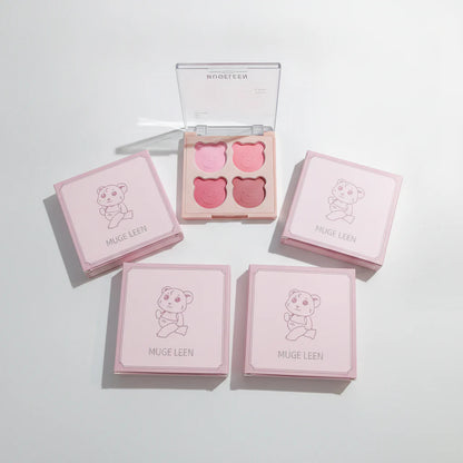 Kawaii Teddy Blush Palette(Pack of 2) Net Price Rs.95