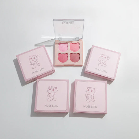 Kawaii Teddy Blush Palette(Pack of 2) Net Price Rs.95