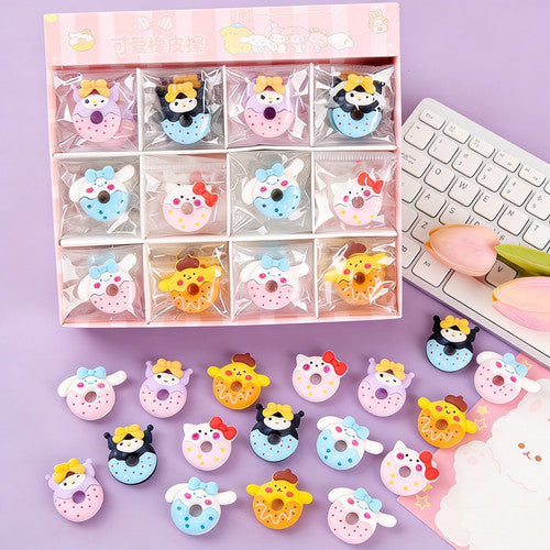 Sanrio Donut Eraser(12 pcs) Net Price Rs.12