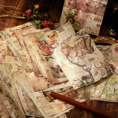 Vintage Craft Paper 100 pcs Set(Pack of 2) Net Price Rs.80
