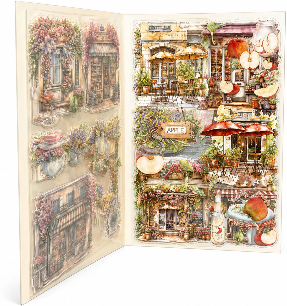 Vintage Floral PET Sticker Book(2 pcs) Net Price Rs.95