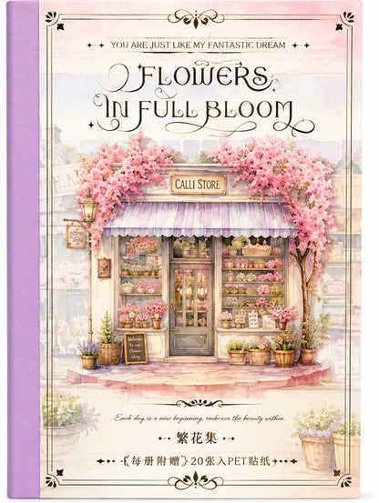 Vintage Floral PET Sticker Book(2 pcs) Net Price Rs.95