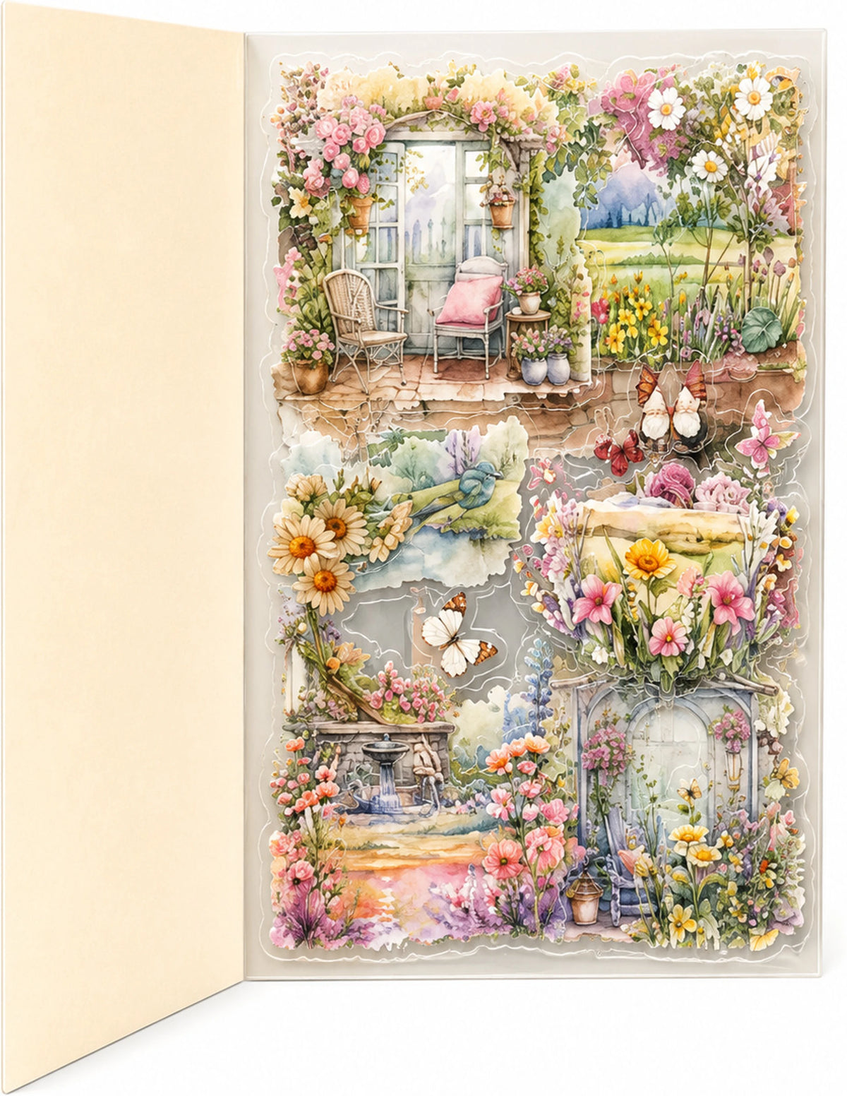 Vintage Floral PET Sticker Book(2 pcs) Net Price Rs.95