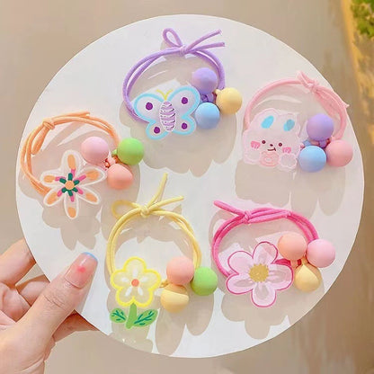 South Korea sweet flower hair tie(MOQ 3) Net Price Rs.14