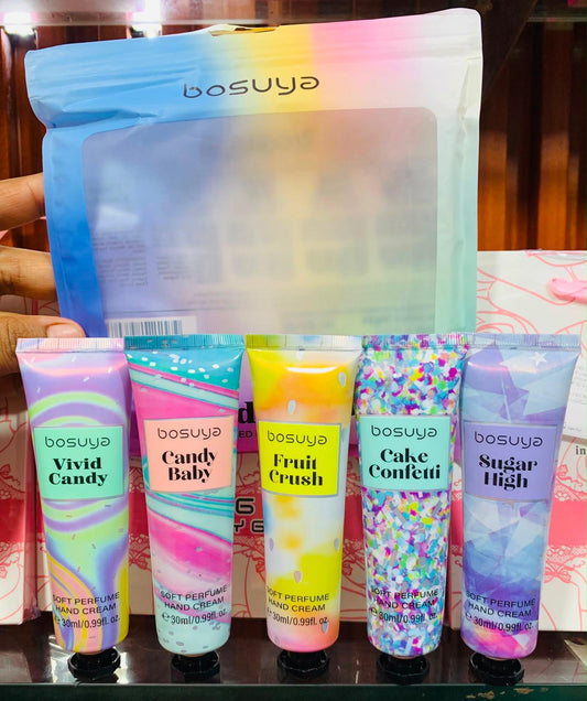 Bosuya Candy Perfumed Hand Cream(3 packs) Net Price Rs. 170