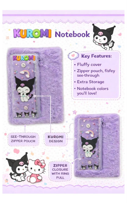 A5 Fur Diary with Attached Pencil Case (2 Pcs) Net price Rs.130