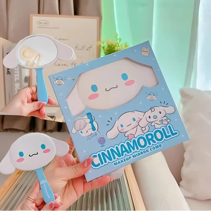 Sanrio Hand Makeup Mirror with Comb(Pack of 4) Net Price Rs.135