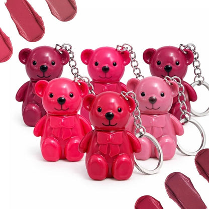 Teddy Keychain Lip Gloss (6 pcs) Net Price Rs.38