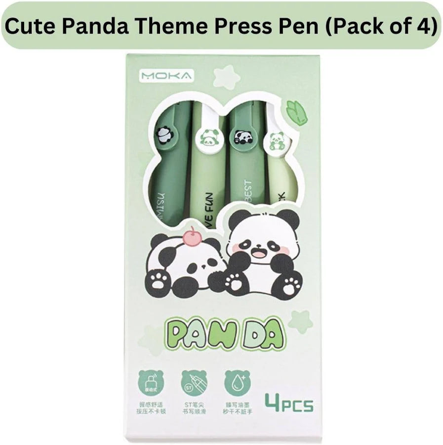 Panda Themed Cushion Pen set(Pack of 3) Net Price Rs.80