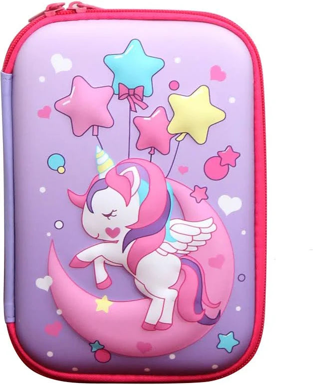 Hard case Unicorn Pencil Pouch(Pack of 2) Net Price Rs.140