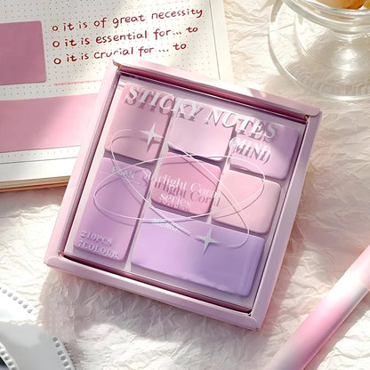 Pastel Makeup box sticky notes(Pack of 3) Net Price Rs.55