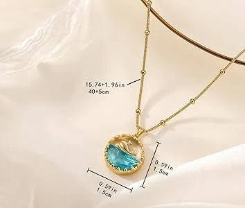 Anti Tarnish Whale necklace(Pack of 2) Net Price Rs.90