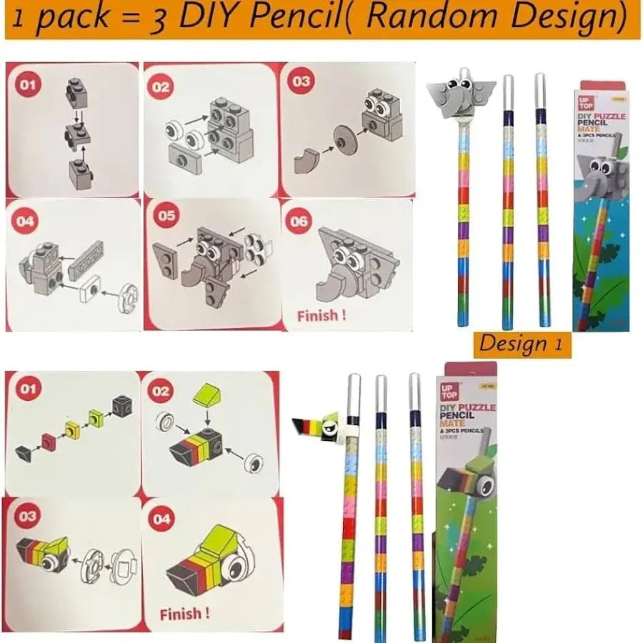Lego Pencil Set (MOQ 3) Net Price Rs. 65